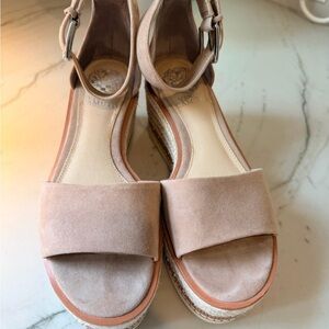Vince Camuto Tan Espadrille Sandals